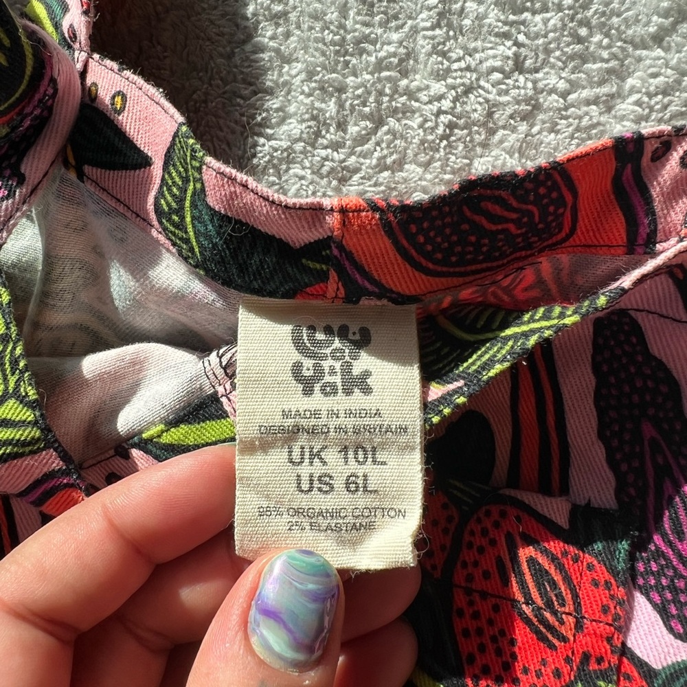 Lucy & Yak Limited Edition Vulvarees & Fruit Print Women's Overalls🍒 - Picture 5 of 6